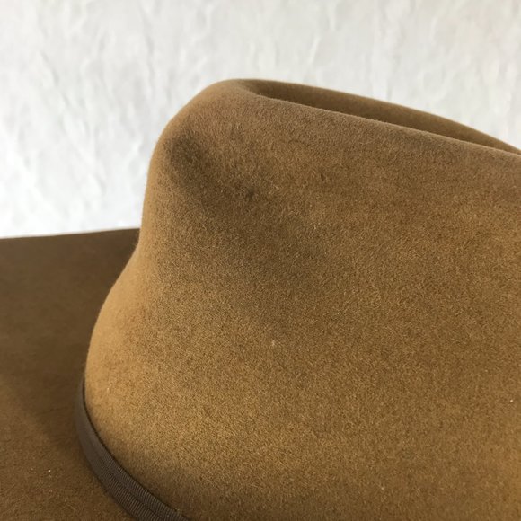 Vintage JB Stetson 4X Beaver XXXX Cowboy Hat Open Road 6 7/8 Oval Long Fit - Picture 4 of 15